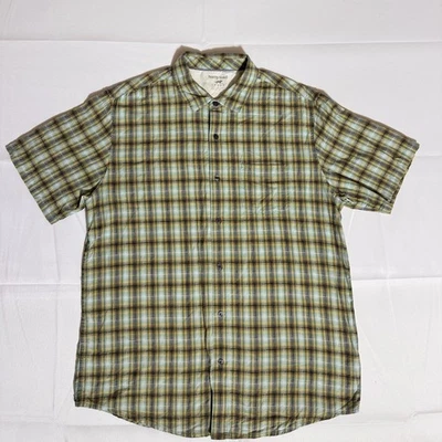 Horny Toad, RN#95433, Plaid, 100% Organic Cotton, Green, Male, Large - Image 1 of 4