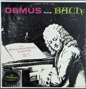 Demus Plays Bach The Well-tempered Clavier Volume 2 Numbers 1-8/ NM - Imagen 1 de 5