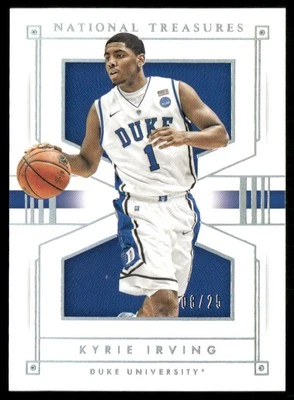 Kyrie Irving 2016 Panini National Treasures университетское серебро No35 SN Duke /25 - Изображение 1 из 2