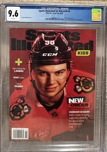 CGC 9.6 December 2024 NEWSSTAND Connor Bedard Sports Illustrated Kids - Picture 1 of 2