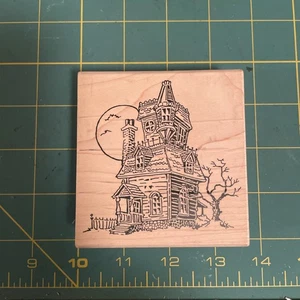 VINTAGE Eccen Tricks großes Spukhaus Stempel I-2254 um 1995 - Bild 1 von 4