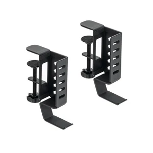 Support vertical pour ordinateur portable côté bureau, sans perceuse support de bureau pour ordinateur portable, suspendu4714 - Photo 1/7