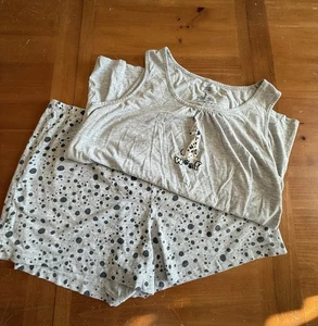 Pigiama Simple Basic grigio taglia XL canotta con pantaloncino woof davanti - Foto 1 di 5