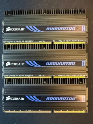 Corsair Dominator DDR3 12GB (3X4GB) 1600MHz RAM (CMP12GX3M3A1600C9) - Image 1 of 2