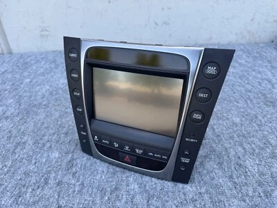 NAVIGATION SCREEN HEAD UNIT AUDIO 8643130200 LEXUS GS350 (2006-2011) OEM - Image 1 of 4