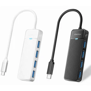 4 Ports USB HUB für USB Typ C Geräte zur Erweiterung des Universal USB Ports - Bild 1 von 7