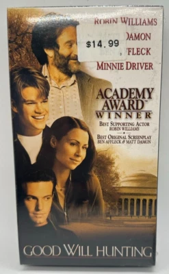 Vintage 1998 VHS Good Will Hunting New Factory Sealed Retro Physical Media Drama - Image 1 of 4