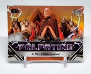 2024 Topps Chrome Star Wars #RP-6 RISE OF PALPATINE Rebel Orange Refractor /25 - Picture 1 of 2