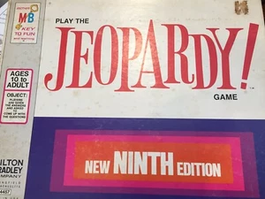 Vintage Jeopordy Ninth Edition Board Game ~ Nr Comp~ 4457~1964 Milton Bradley - Picture 1 of 8