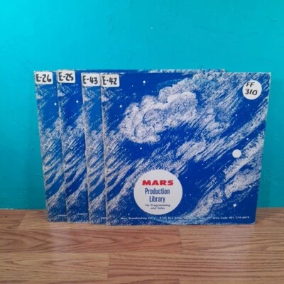 Lot Of 4 Sound Effects Records LPs Mars Production Library For Programming/Sales - Image 1 of 4