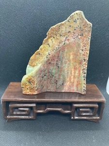 Exquisite Chinese Calligraphy Seal Yukon Green Stone—育空石 石刻苏东坡人物及诗词 - Picture 1 of 8