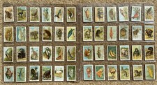 ORIGINAL WILLS NEW ZEALAND ISSUE, BIRDS, BEASTS & FISHES, 1924, SET 50 CARDS