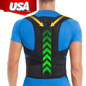 Ergonomic Posture Corrector for Men and Women, Adjustable Back Brace for Spine - Picture 1 of 14