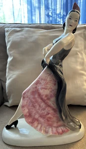 Vintage Goldscheider Flamingo Dancer Figurine from Wealthy Estate - Picture 1 of 10