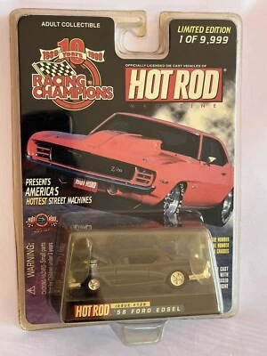 Ford Edsel 1958 auto fundido a presión de dos tonos nuevo en caja edición #128 Hot Rod Racing Champions Foto 1 de 4