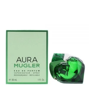 Thierry Mugler Aura EDP Women Spray refillable 1 oz 30ml New in box discontinued - Picture 1 of 1
