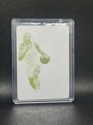 Placa de impresión 1/1 Panini National Treasures Anfernee Hardaway 2016 Foto 1 de 2