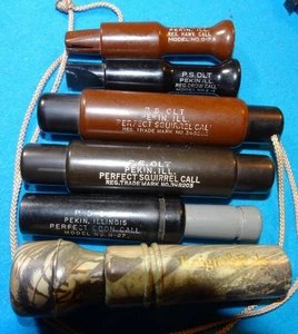 #362 6-P.S. OLT GAME CALLS, AND 1-KNIGHT & HALE TURKEY CALLU SED EX - Bild 1 von 1