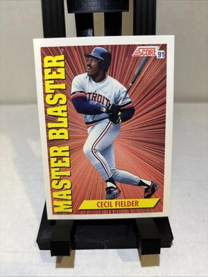 Cecil Fielder 1991 Score #693 Master Blaster Detroit Tigers - Image 1 of 2