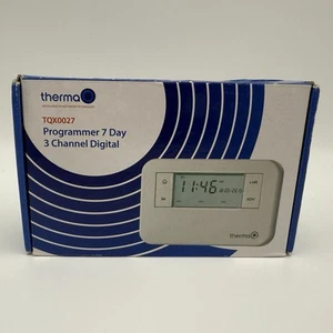 Brand New Therma Programmer 7 Day 3 Channel Digital TQX0027 - Picture 1 of 4