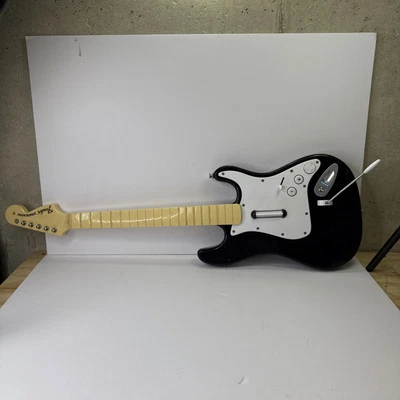 Harmonix Rockband Fender Stratocaster Wii Wireless Guitar 19091 No Dongle - Image 1 of 4