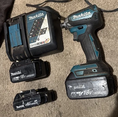 Makita XDT13 18v Brushless Cordless Impact W/ 4.0, 3.0Ah, 2.0 Battery Charger - Image 1 of 4