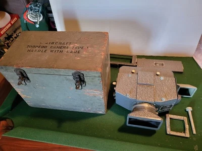 Cámara torpedero de avión tipo 1 de la Marina de los Estados Unidos militar USN SEGUNDA GUERRA MUNDIAL | con caja y más Foto 1 de 4