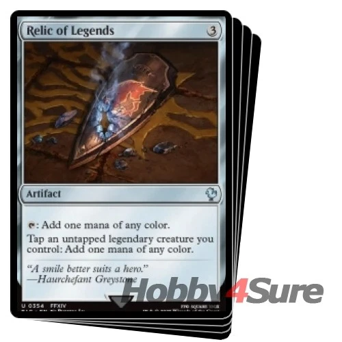 Relic Of Legends X4 M/NM Magic: The Gathering MTG Final Fantasy Commander - Image 1 of 1