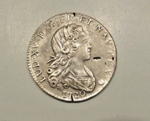 LOUIS XV PETIT LOUIS ARGENT 1720 K RARE - Picture 1 of 2