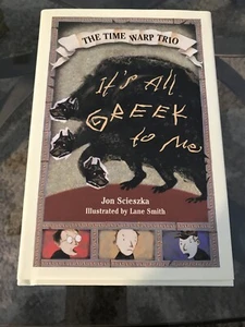 Time Warp Trio Ser.: It's All Greek to Me by Jon Scieszka Signed And Inscribed - Picture 1 of 3