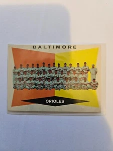 1960 TOPPS BALTIMORE ORIOLES CHECKLIST #494 NM COMBINED SHIPPING - Imagen 1 de 1