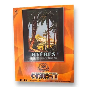 On the Tracks of the Legendary Orient Express Hyeres 1000 p Poster Puzzle France - Picture 1 of 8