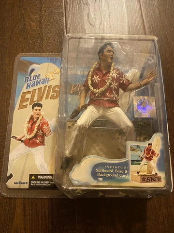 blue Hawaii elvis macfarlane figure never opened please read Cover