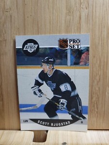 SCOTT BJUGSTAD🏆1990 Pro Set Series II #455 KINGS NHL Hockey Card🏆