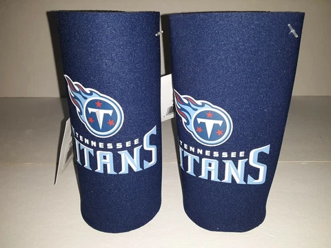 Tennessee Titans NFL 2 pack Ultra Slim Can Koozie cooler hugger Cover