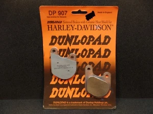 PASTILLAS DE FRENO SINTERIZADAS DUNLOPAD HARLEY DAVIDSON DP 907 CON ESCUDO TÉRMICO CERÁMICO  - Imagen 1 de 12