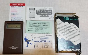 🧮 Vintage RARE CASIO ML-90 Music Calculator - Picture 1 of 9