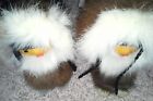 Vintage Real Fur? Eskimo Dolls Native Alaska Hand Made Cute