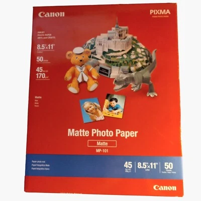 Матовая фотобумага Canon PIXMA MP 101 лист струйная для рукоделия - Изображение 1 из 4