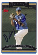 DENNY BAUTISTA KANSAS CITY ROYALS SIGNED 2006 CARD GIANTS ROCKIES TIGERS ORIOLES