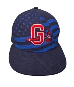 Gwinnett Braves New Era Cap Hat MiLB - 4th of July - Fitted SIze 7 - RARE - Picture 1 of 13