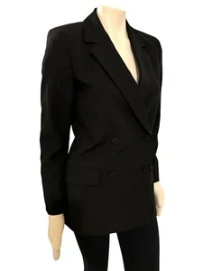 Hugo Boss Double Breasted Blazer Women’s AVANI Stretch Jacket Sz US 6/UK 10 NWT - Picture 1 of 13