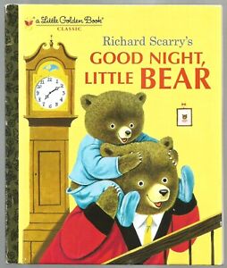 Petit livre d'or pour enfants ~ BONNE NUIT, PETIT OURS ~ Richard Scarry
