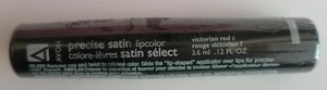 AVON Precise Satin Lipcolor VICTORIAN RED 3.6 ml .12 fl.oz. Discontinued Sealed - Picture 1 of 1