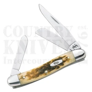 Case xx Stockman Knife Amber bone Stainless Pocket Knives 00042 - Picture 1 of 1