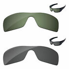 PapaViva Black Grey Green Polarized Replacement Lenses For-Oakley Batwolf OO9101