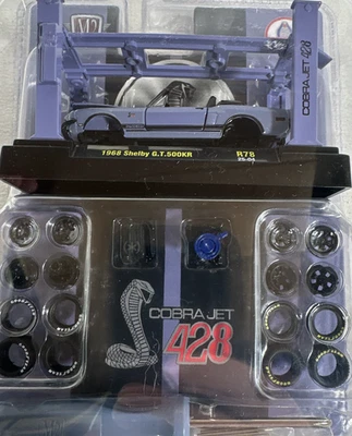 1968 Shelby GT 500KR Cobra Jet 428 Purple M2 Machines Model Kit R78 25-04 New - Image 1 of 4