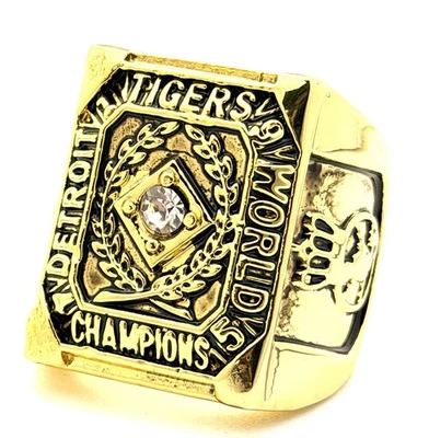 Anillo Campeonato Serie Mundial Tigres de Detroit MLB / 1945 Foto 1 de 4