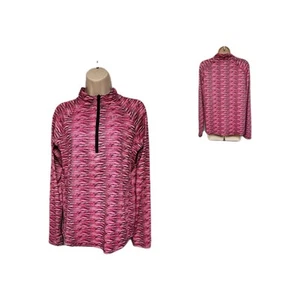 Justice Girls Sweatshirt Pink/Black 18  Pullover Long Sleeves  - Picture 1 of 11