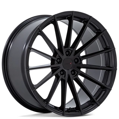F19x8.5/R19x9.5" Staggered TSW Wheels TW005 Goodwood Matte Black Flow (S04) - Image 1 of 4